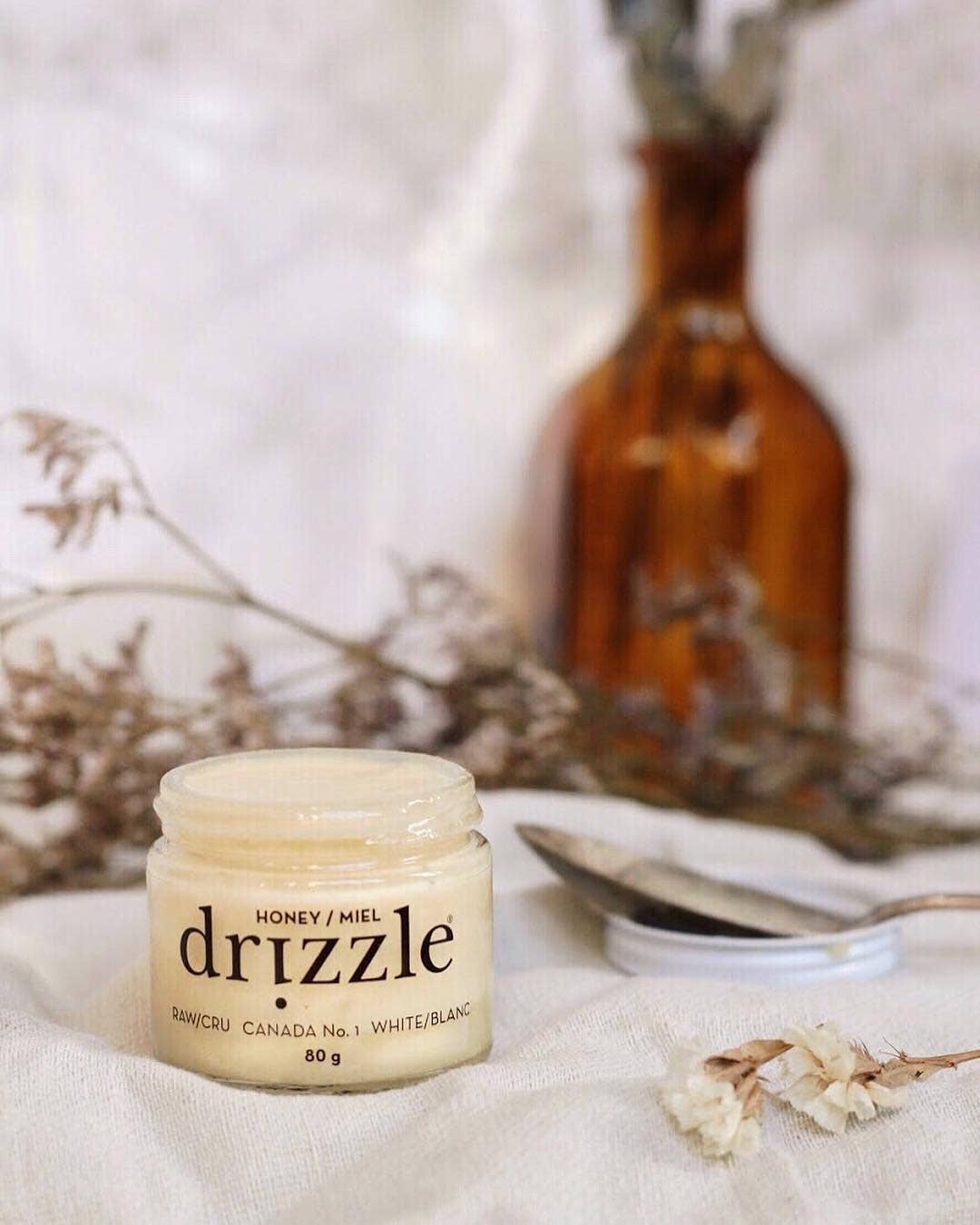 White Raw Honey (80g) | Drizzle Honey