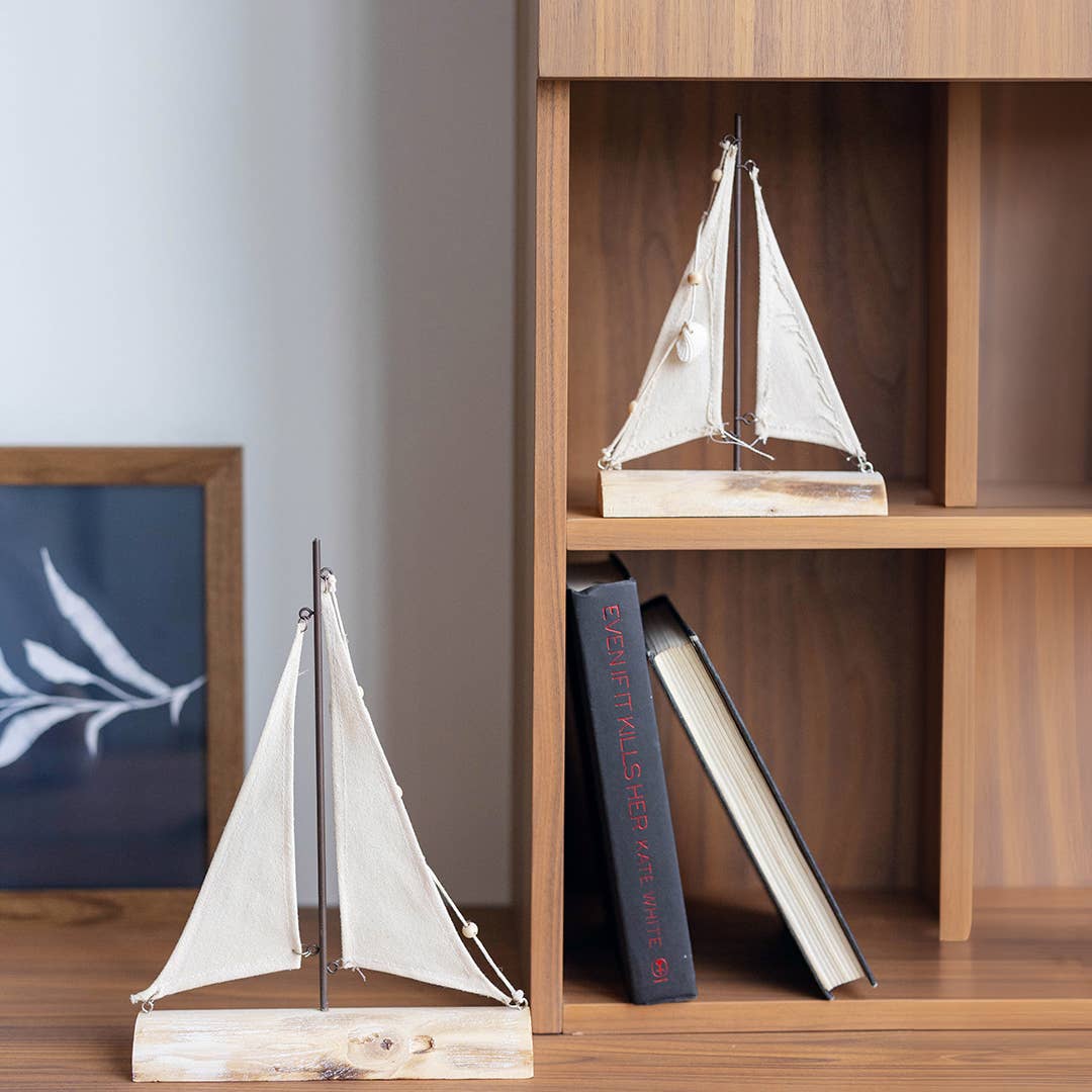 Wooden Sailboat | Forpost Trade