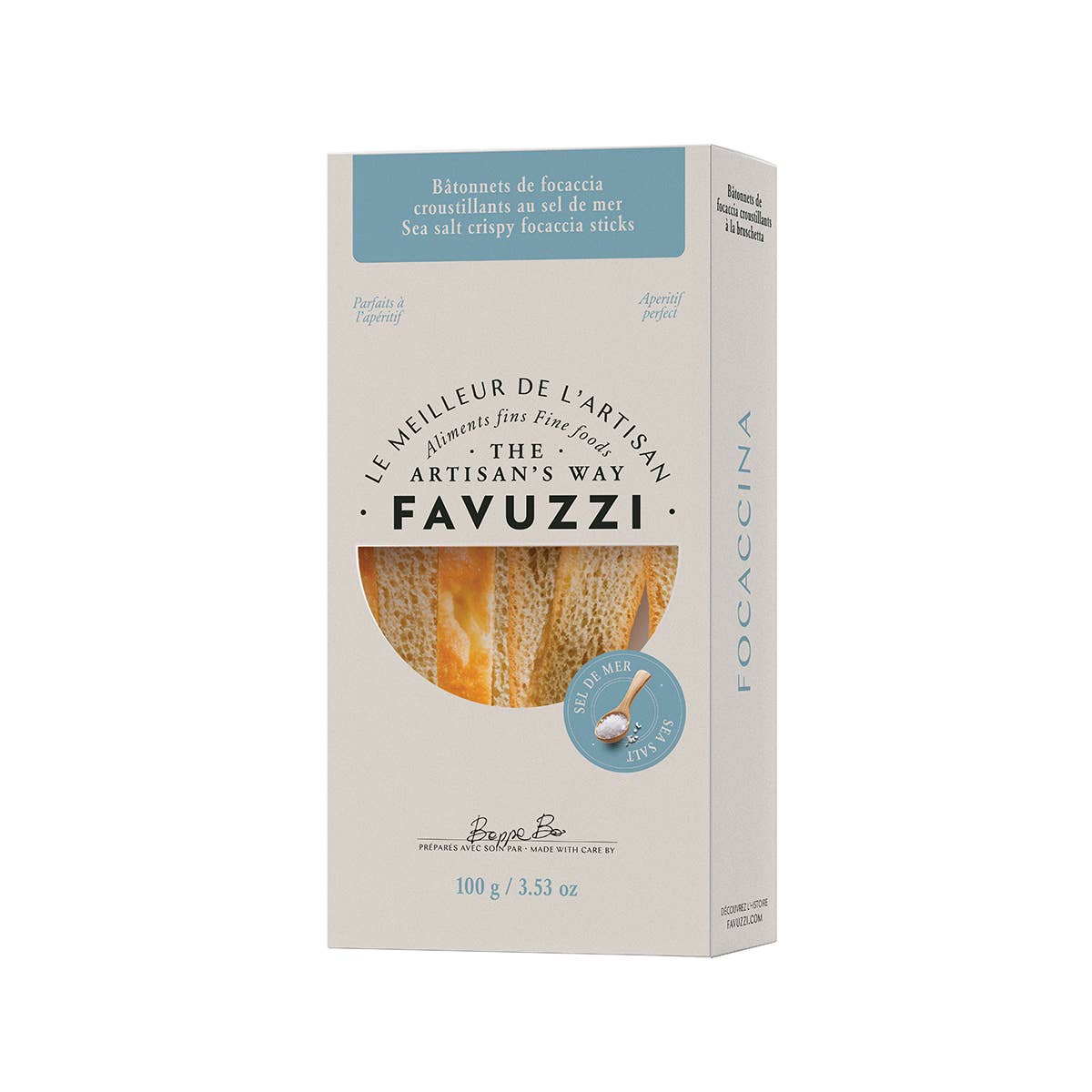 Sea Salt Crispy Focaccia Sticks | Favuzzi