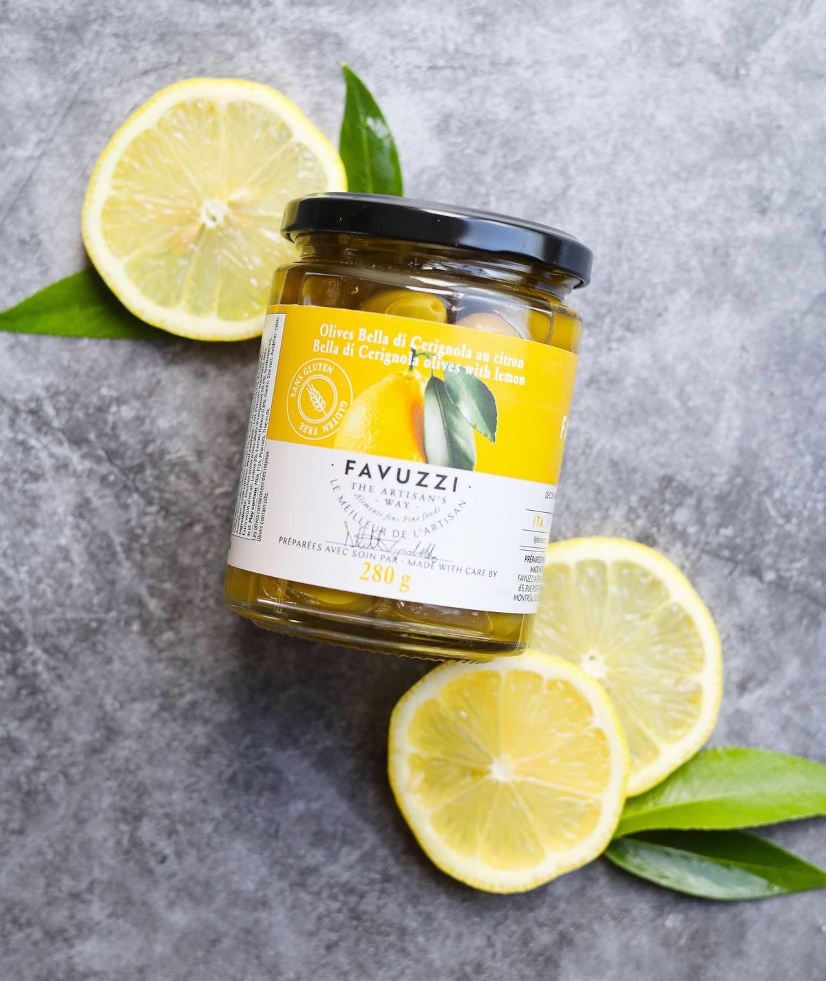 Bella Di Cerignola Olives With Lemon | Favuzzi