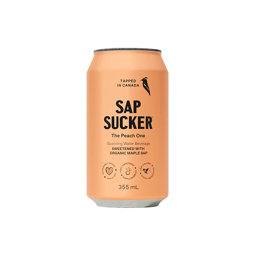 SapSucker Sparkling Water | The Peach One
