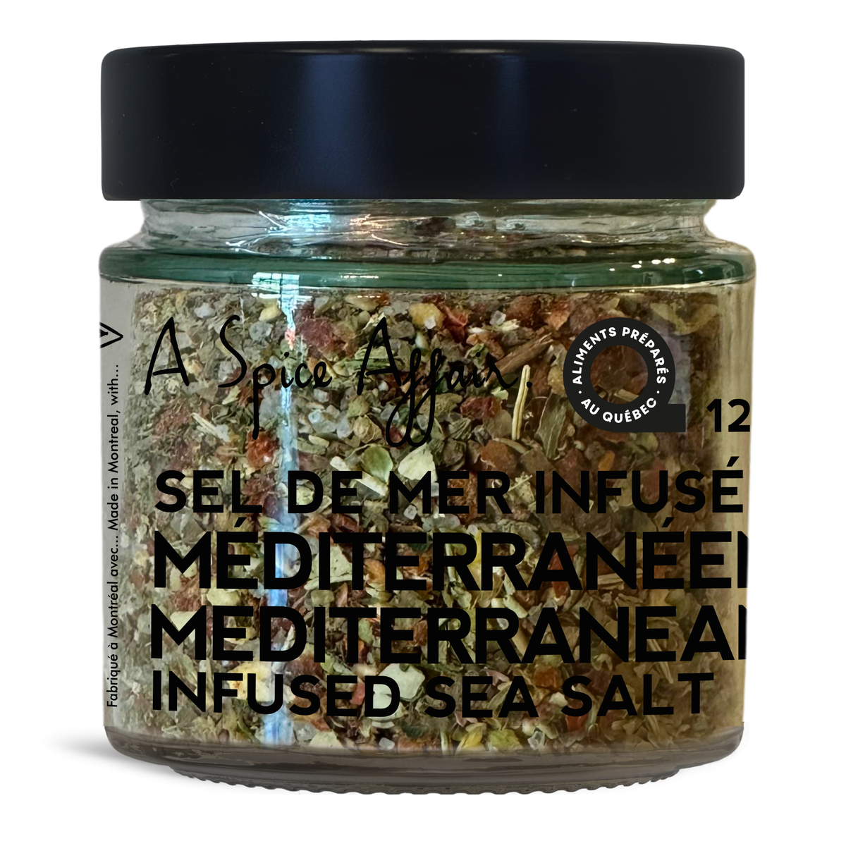 Mediterranean Infused Sea Salt (120g) | A Spice Affair