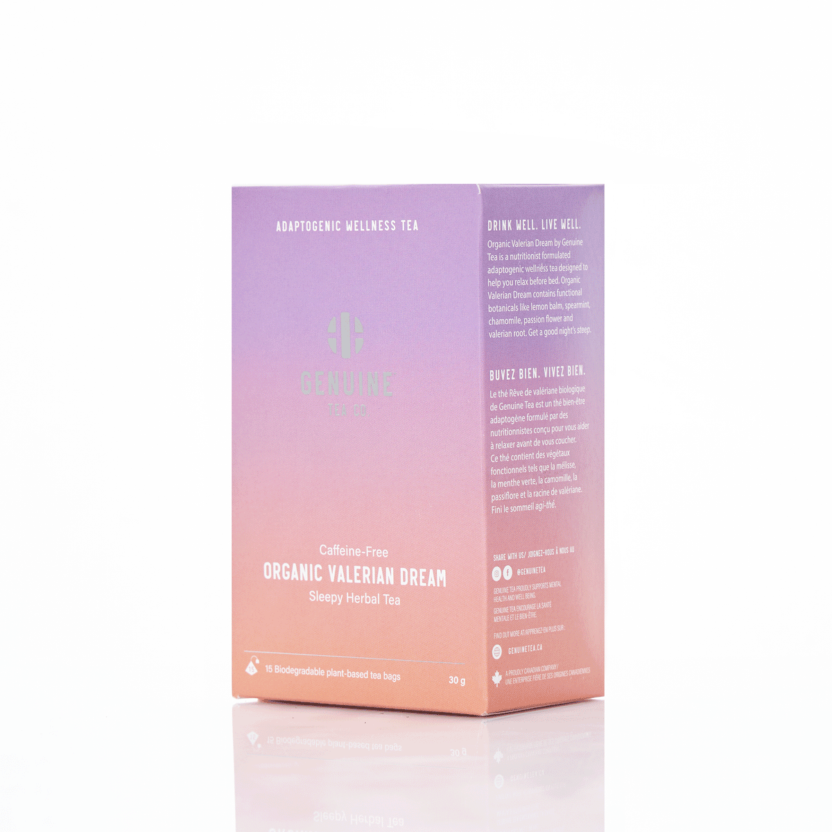 Organic Valerian Dream Pyramid Tea Bags: 15 Pyramid Tea Bags