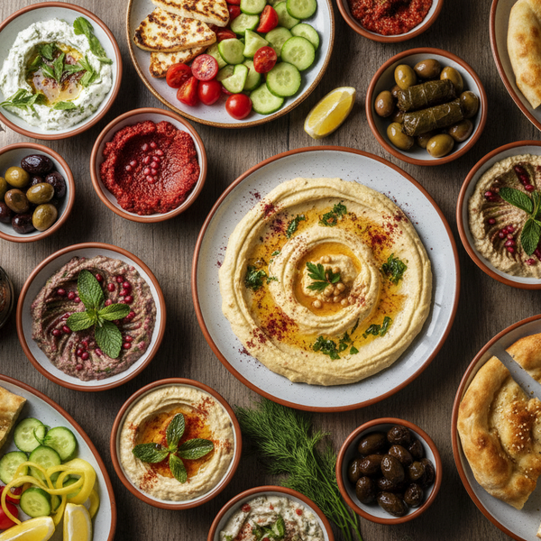 turkish mezze platter